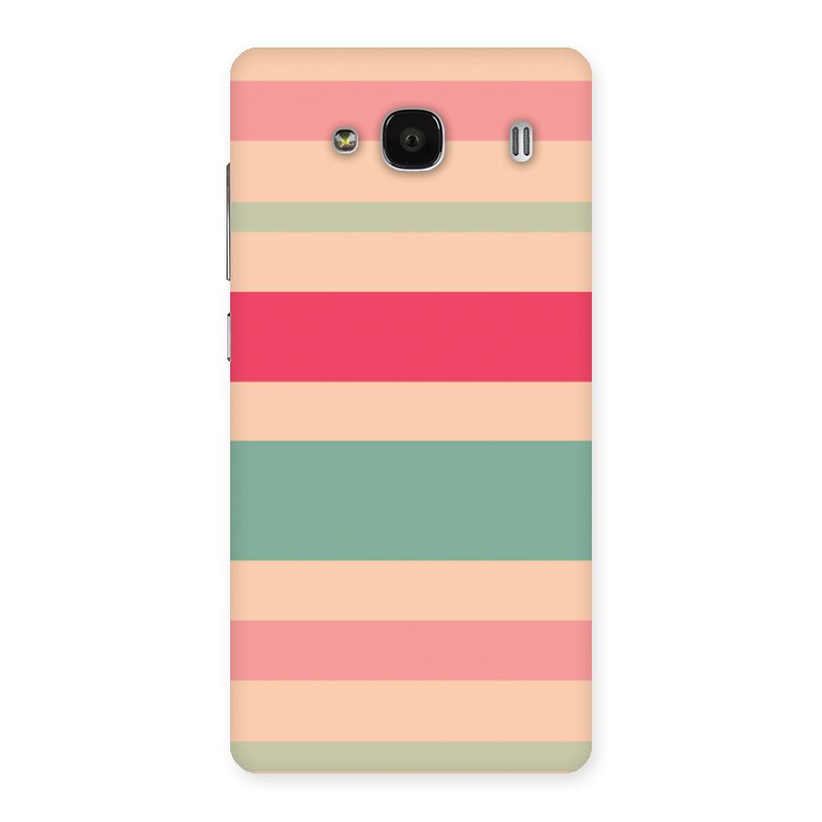 Pastel Stripes Vintage Back Case for Redmi 2