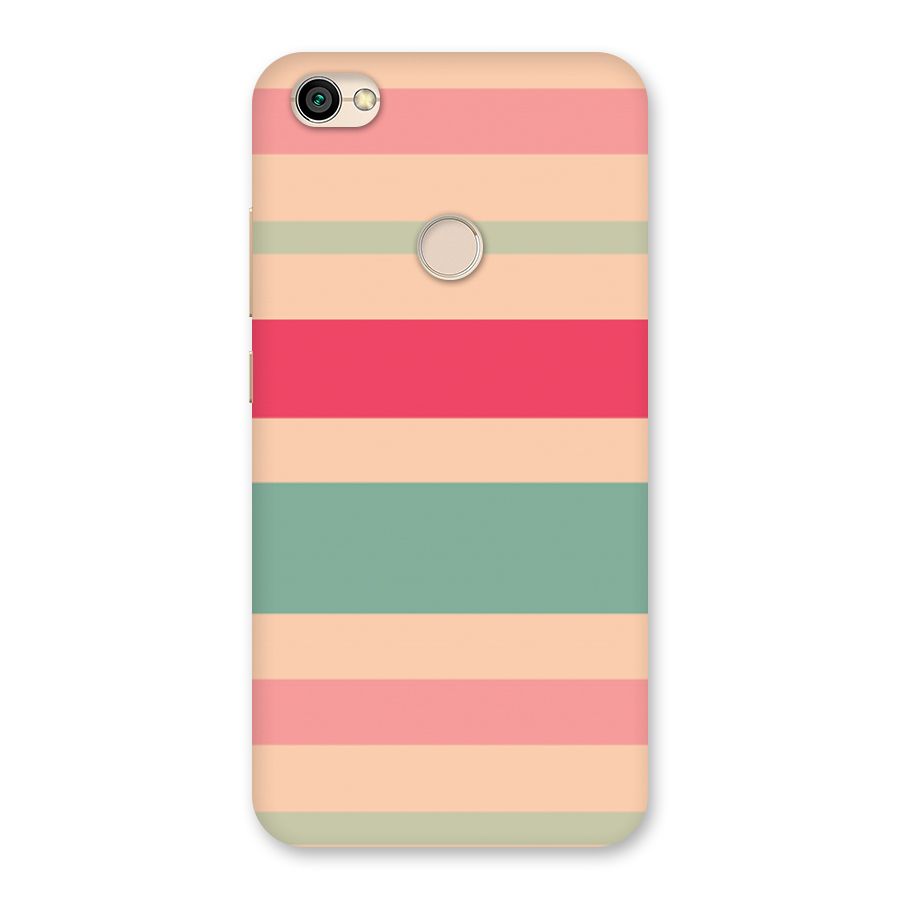 Pastel Stripes Vintage Back Case for Redmi Y1 2017