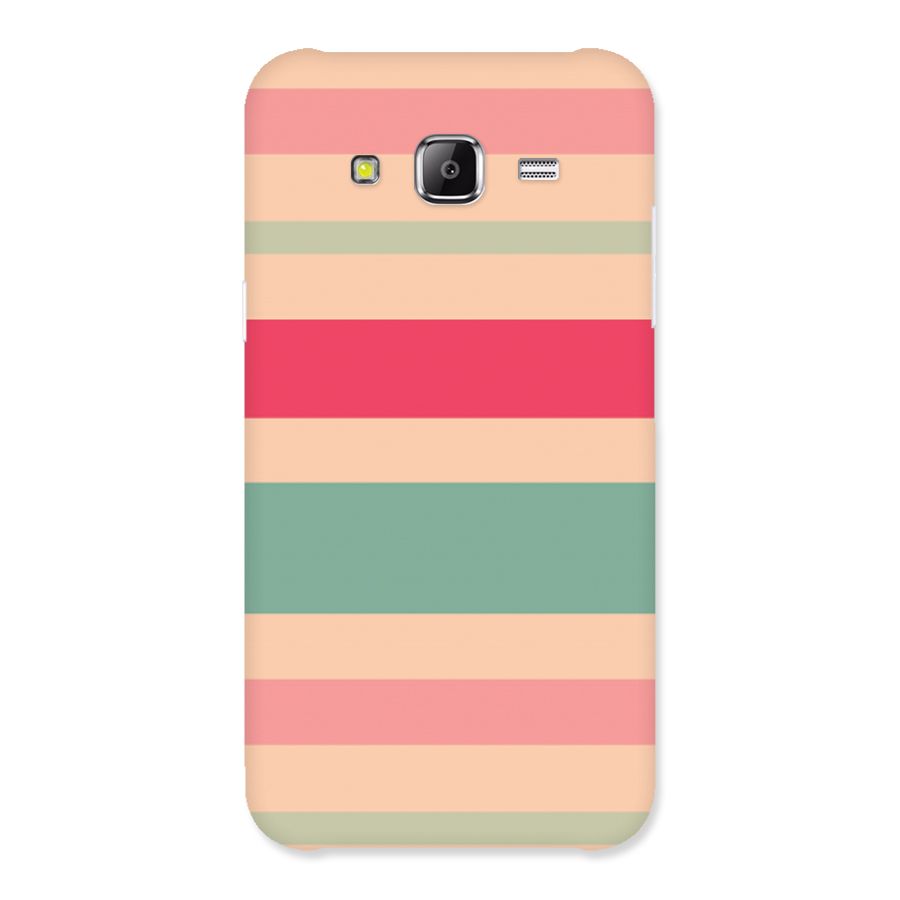 Pastel Stripes Vintage Back Case for Samsung Galaxy J5