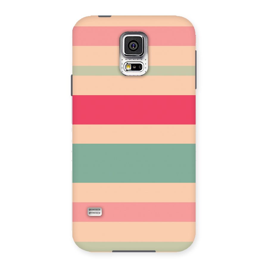 Pastel Stripes Vintage Back Case for Samsung Galaxy S5