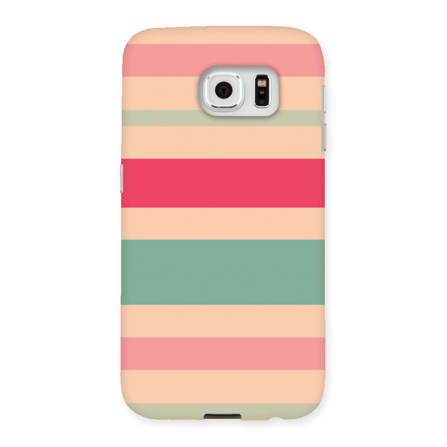 Pastel Stripes Vintage Back Case for Samsung Galaxy S6
