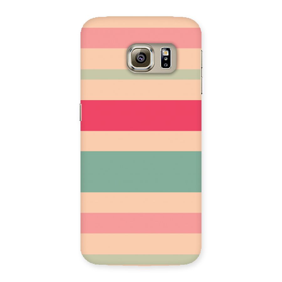 Pastel Stripes Vintage Back Case for Samsung Galaxy S6 Edge