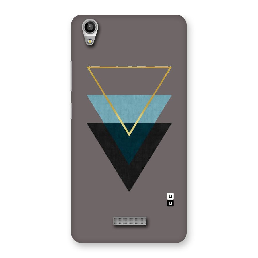 Pastel Triangle Back Case for Lava-Pixel-V1