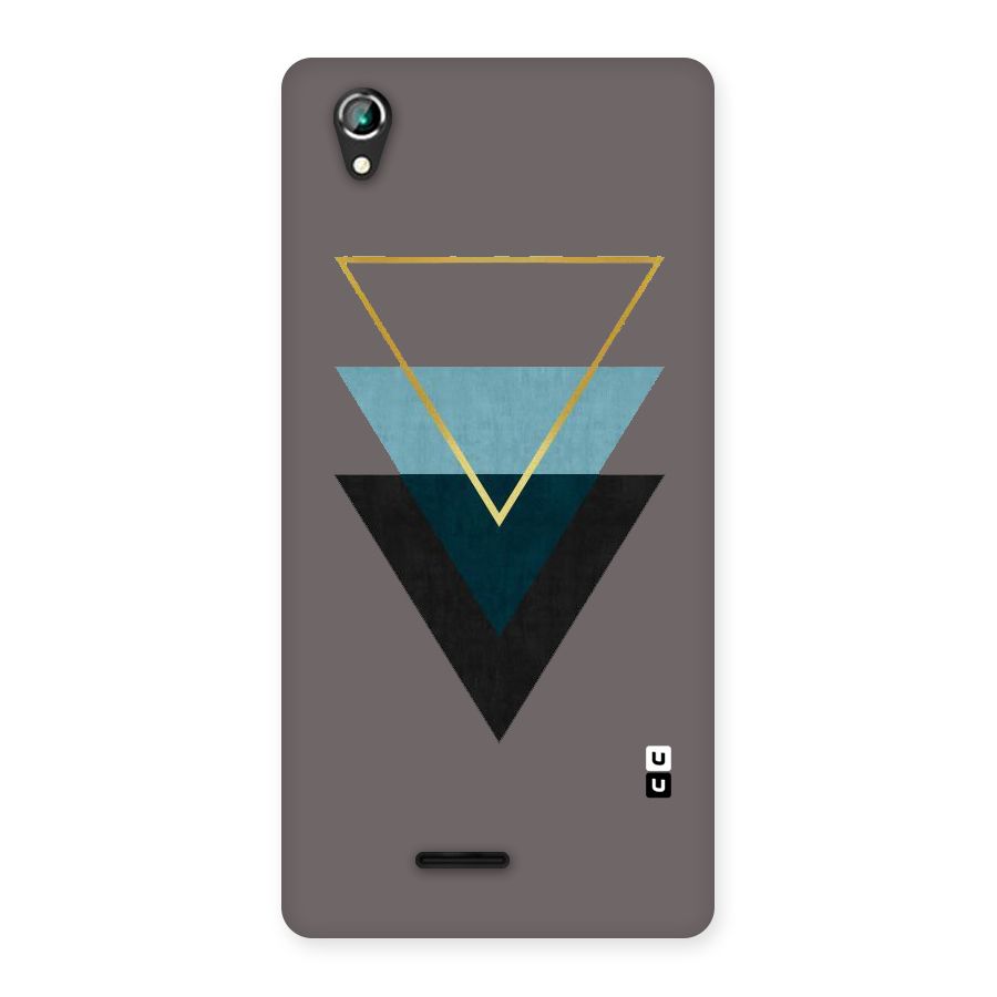 Pastel Triangle Back Case for Lava Iris 800