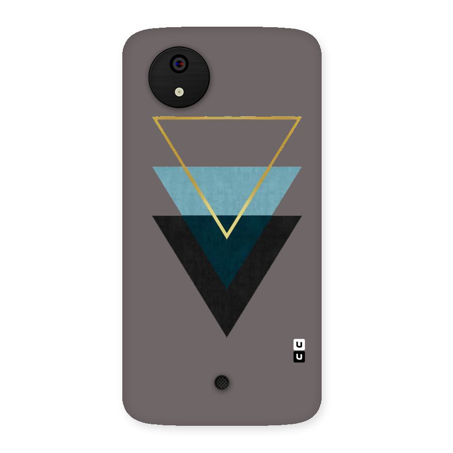 Pastel Triangle Back Case for Micromax Canvas A1
