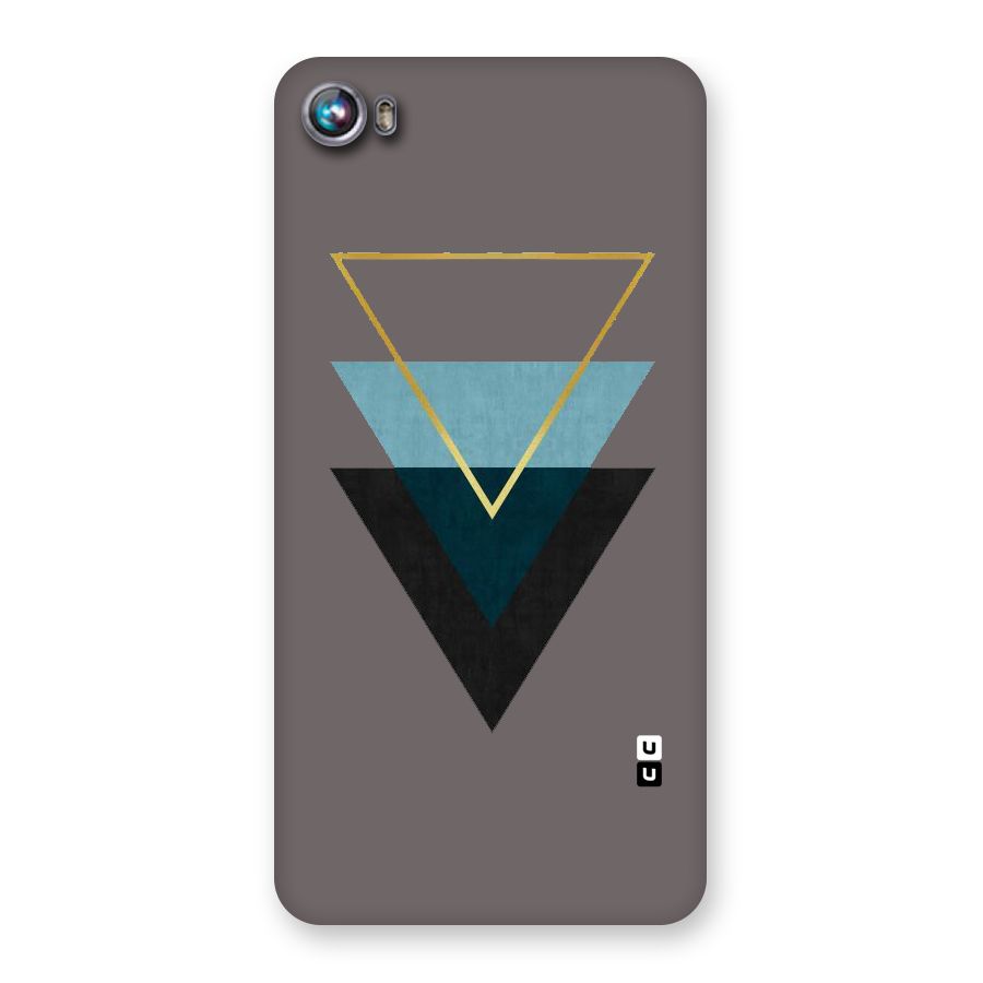 Pastel Triangle Back Case for Micromax Canvas Fire 4 A107