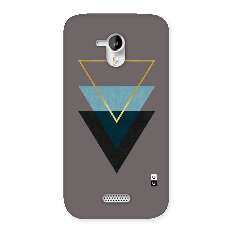 Pastel Triangle Back Case for Micromax Canvas HD A116