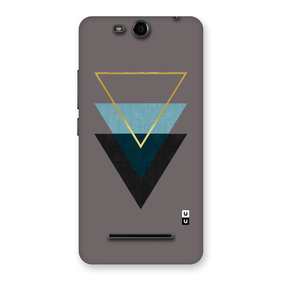 Pastel Triangle Back Case for Micromax Canvas Juice 3 Q392