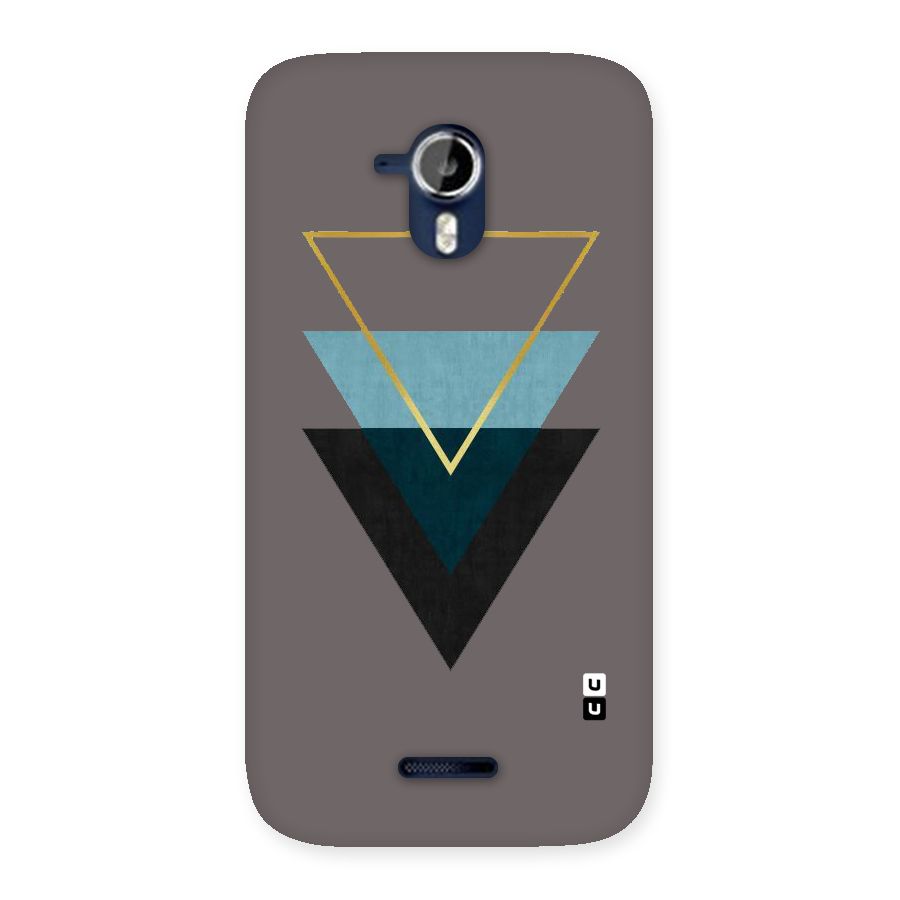Pastel Triangle Back Case for Micromax Canvas Magnus A117