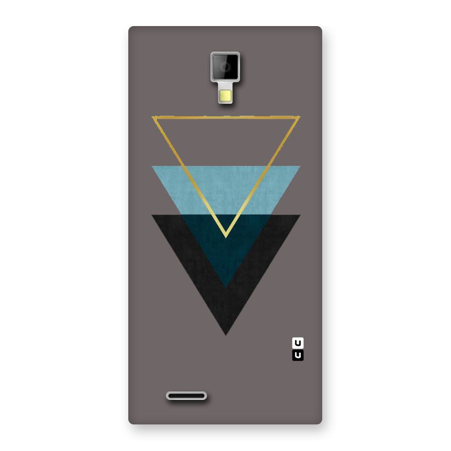 Pastel Triangle Back Case for Micromax Canvas Xpress A99