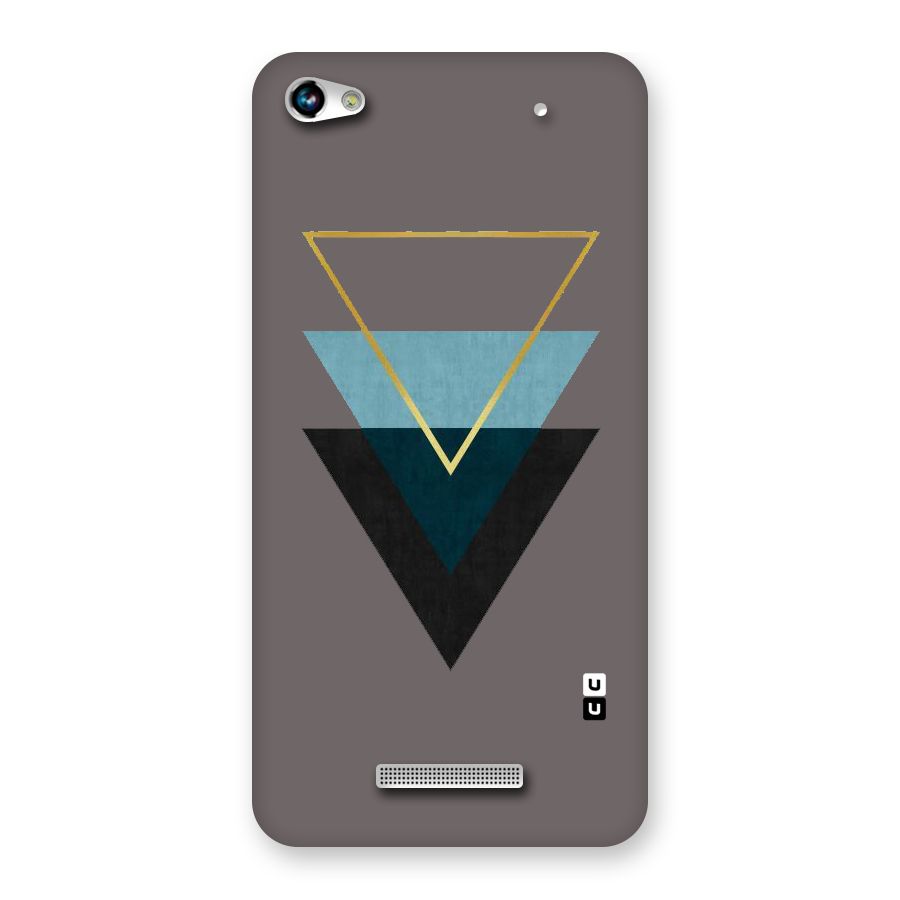 Pastel Triangle Back Case for Micromax Hue 2