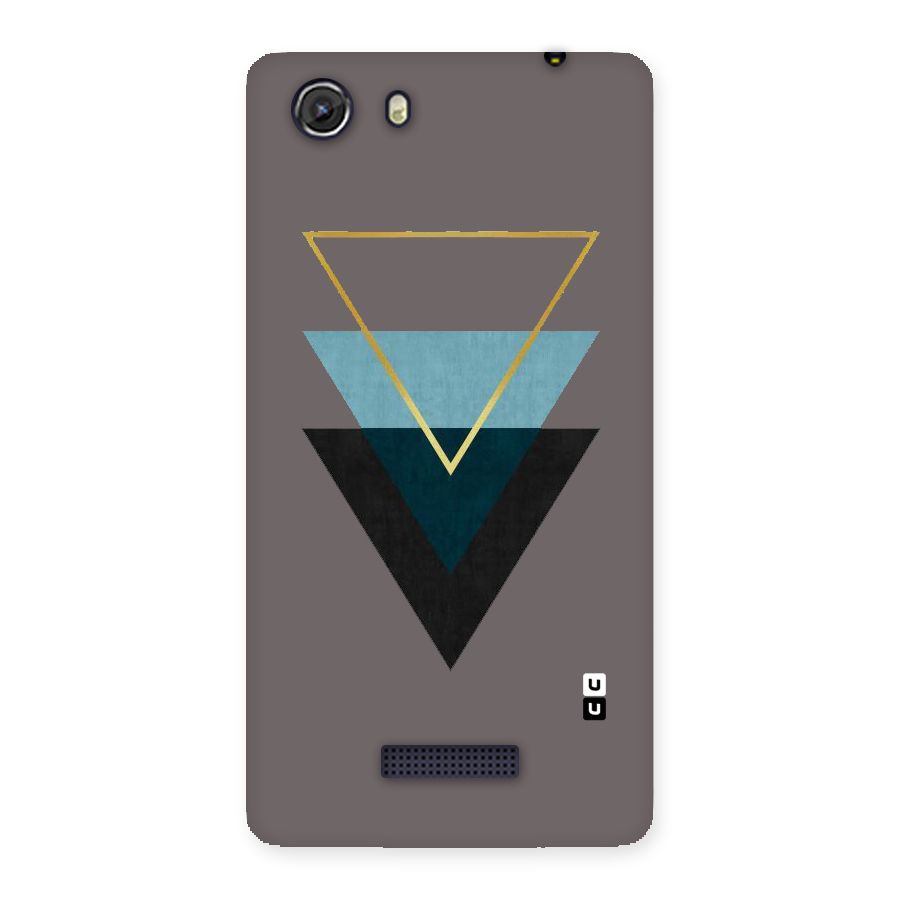 Pastel Triangle Back Case for Micromax Unite 3