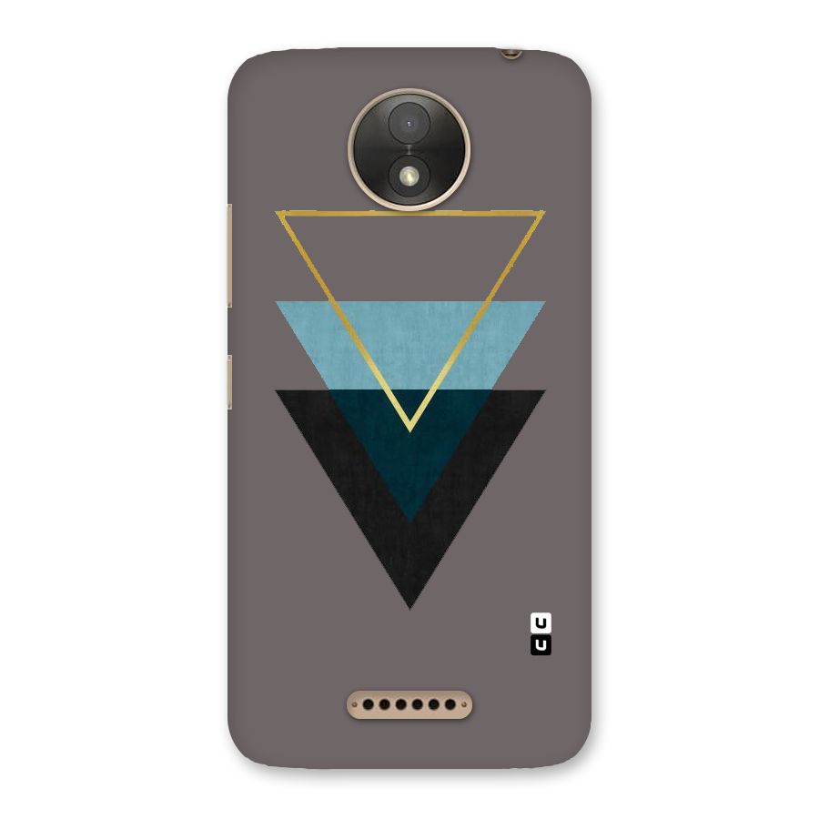 Pastel Triangle Back Case for Moto C Plus