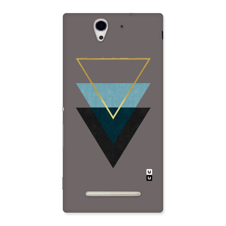 Pastel Triangle Back Case for Sony Xperia C3