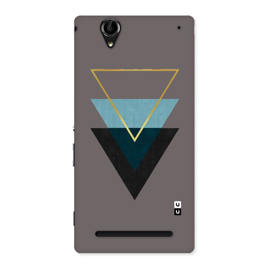 Pastel Triangle Back Case for Sony Xperia T2