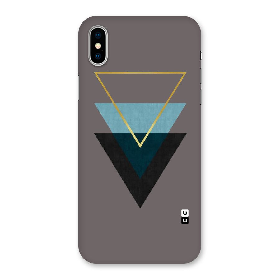 Pastel Triangle Back Case for iPhone X