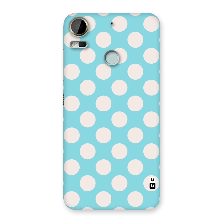 Pastel White Polka Dots Back Case for Desire 10 Pro