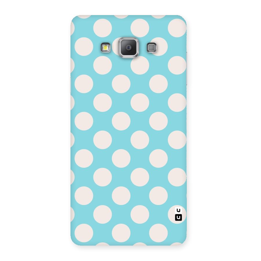 Pastel White Polka Dots Back Case for Galaxy A7