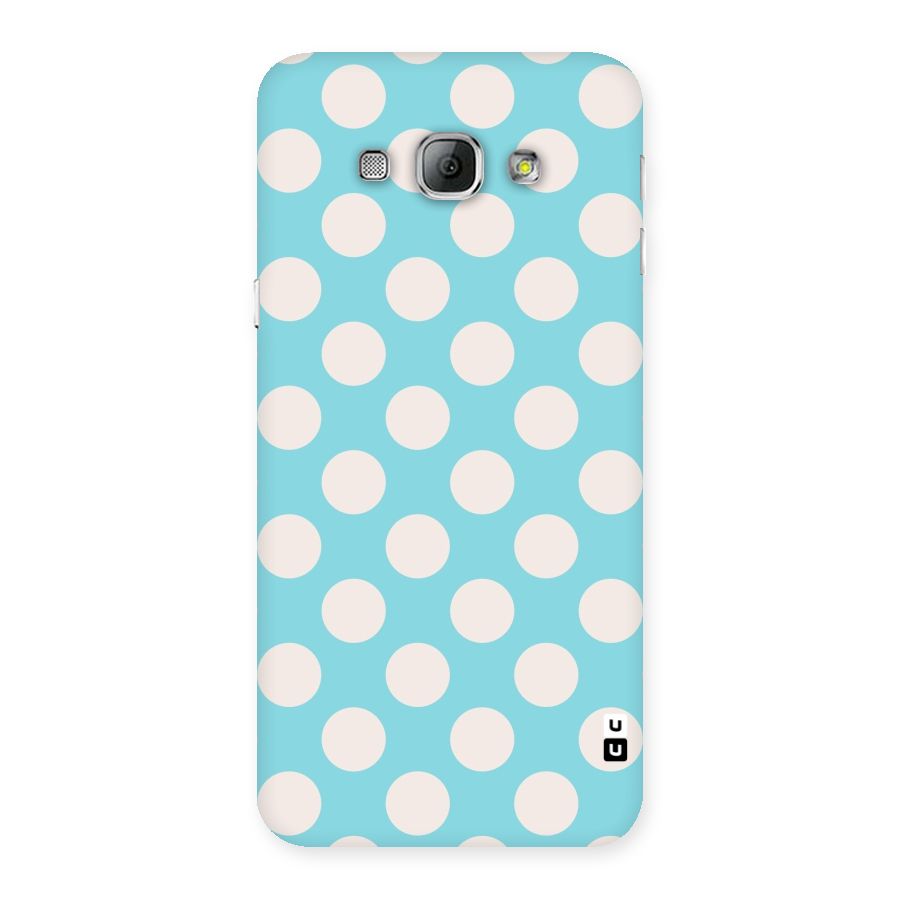 Pastel White Polka Dots Back Case for Galaxy A8