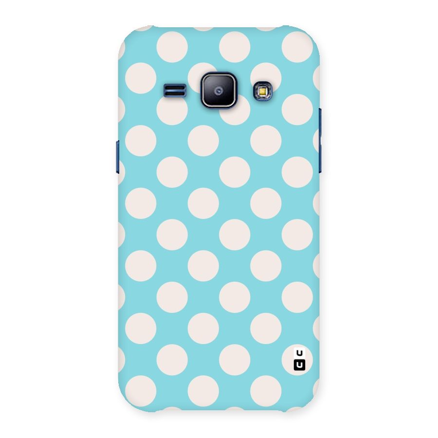 Pastel White Polka Dots Back Case for Galaxy J1