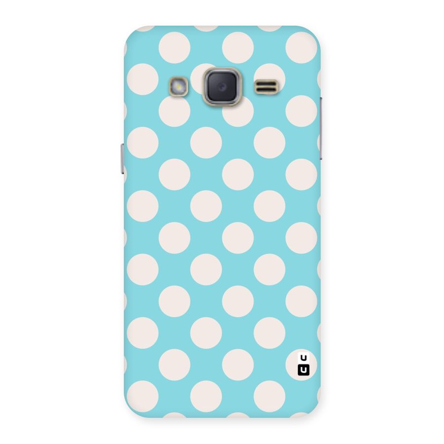 Pastel White Polka Dots Back Case for Galaxy J2