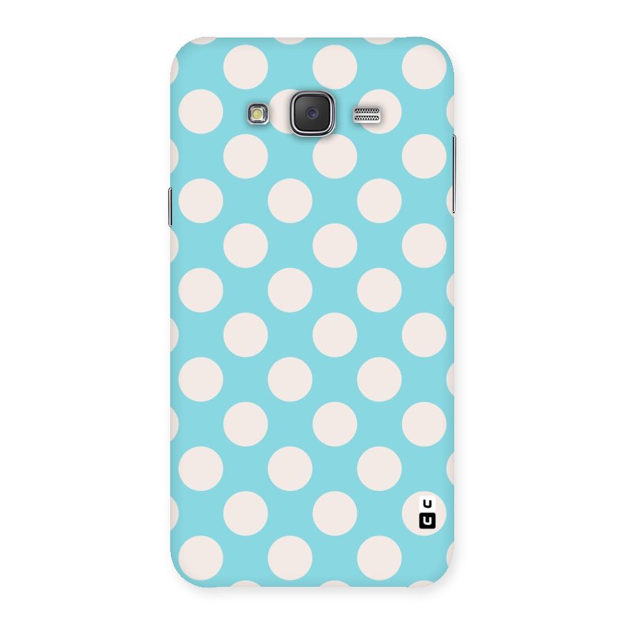 Pastel White Polka Dots Back Case for Galaxy J7