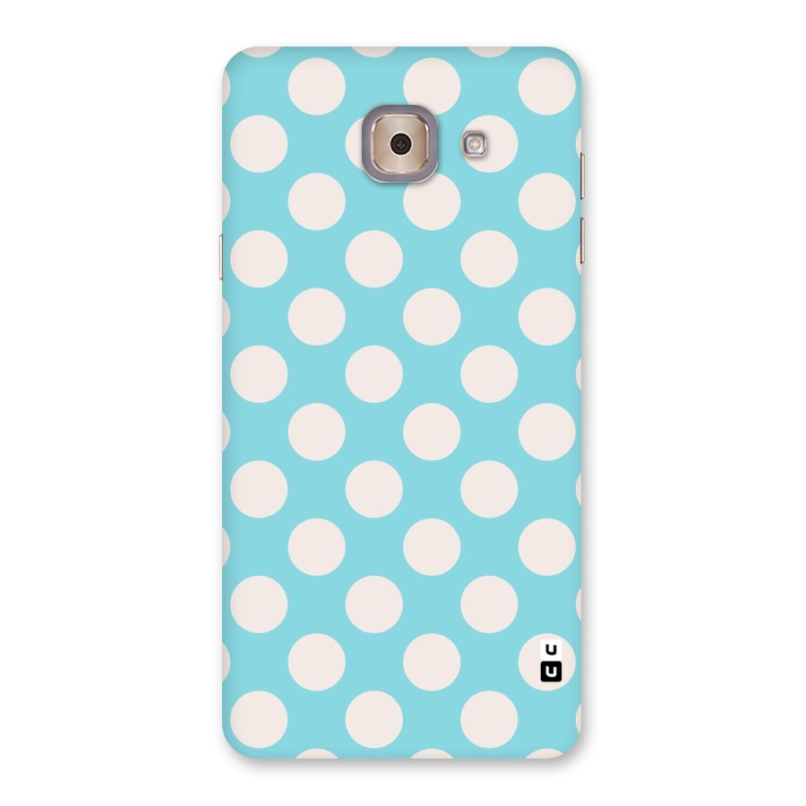 Pastel White Polka Dots Back Case for Galaxy J7 Max