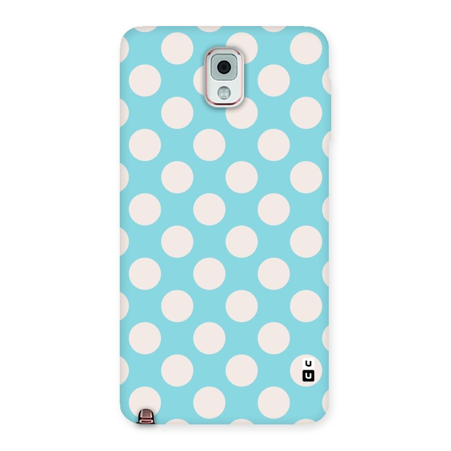 Pastel White Polka Dots Back Case for Galaxy Note 3