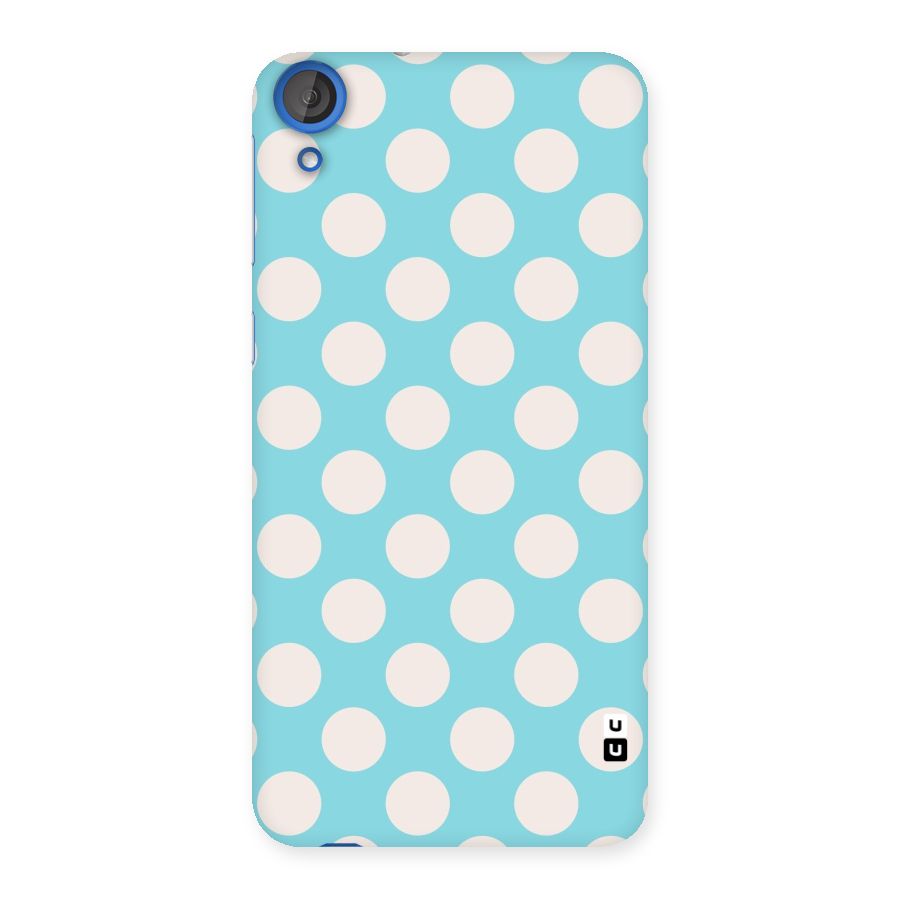Pastel White Polka Dots Back Case for HTC Desire 820