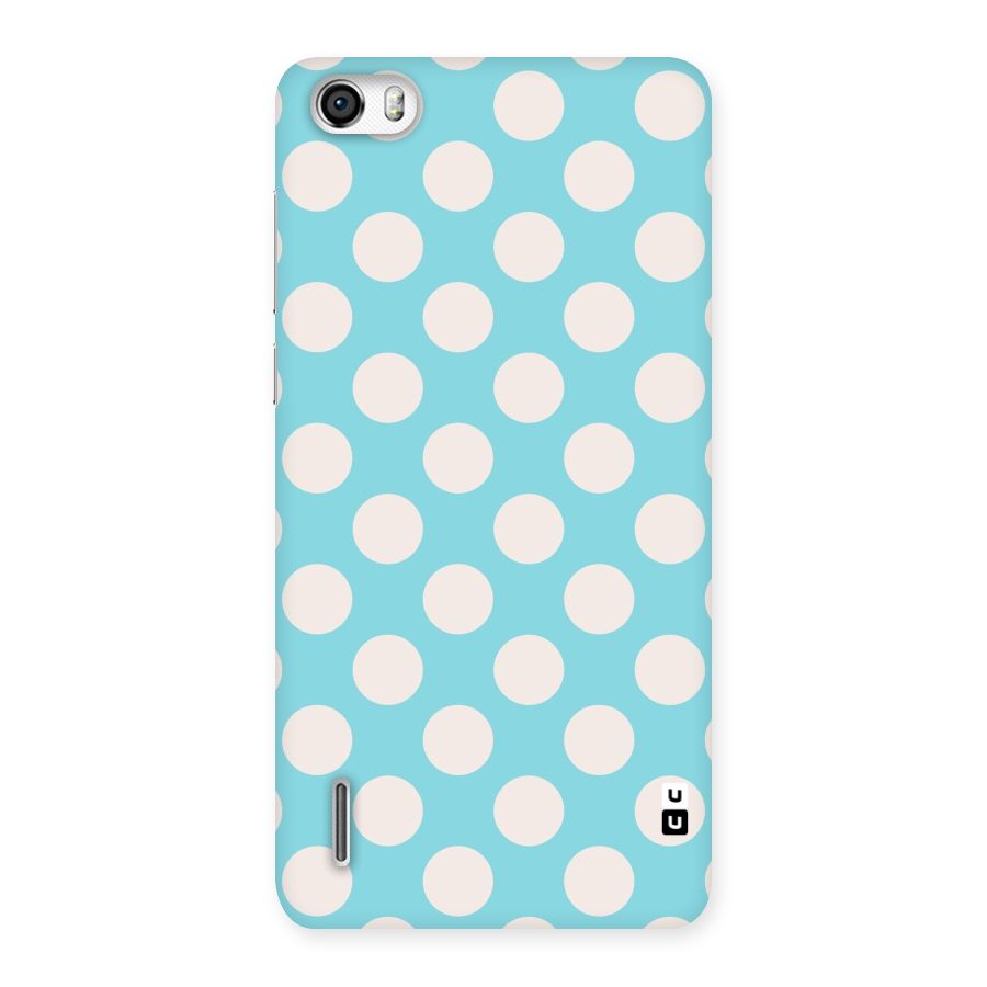 Pastel White Polka Dots Back Case for Honor 6