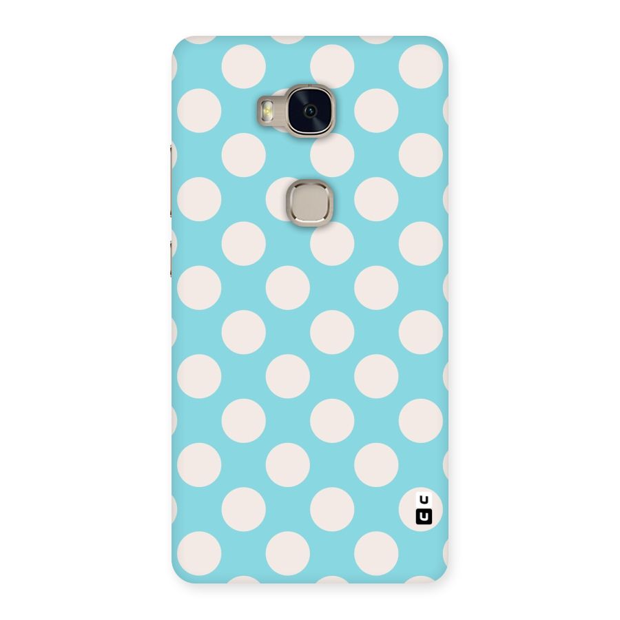 Pastel White Polka Dots Back Case for Huawei Honor 5X