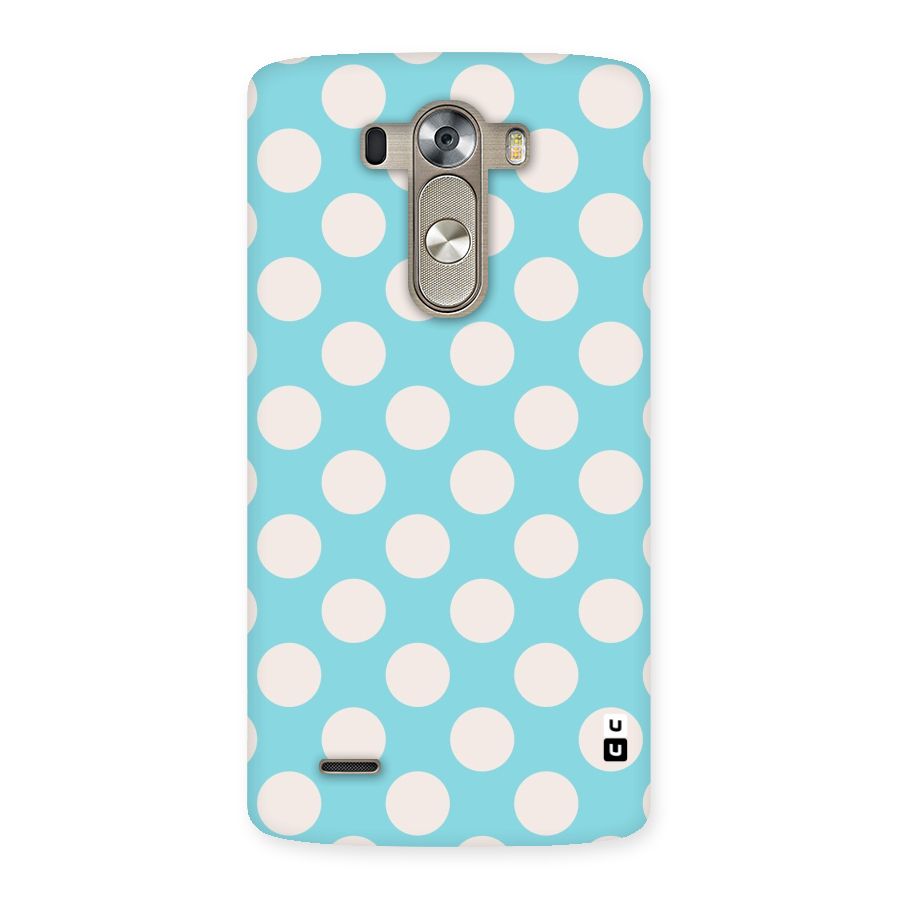 Pastel White Polka Dots Back Case for LG G3