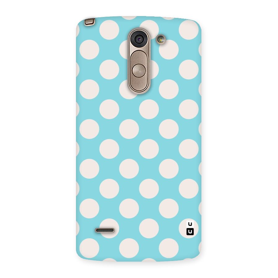 Pastel White Polka Dots Back Case for LG G3 Stylus