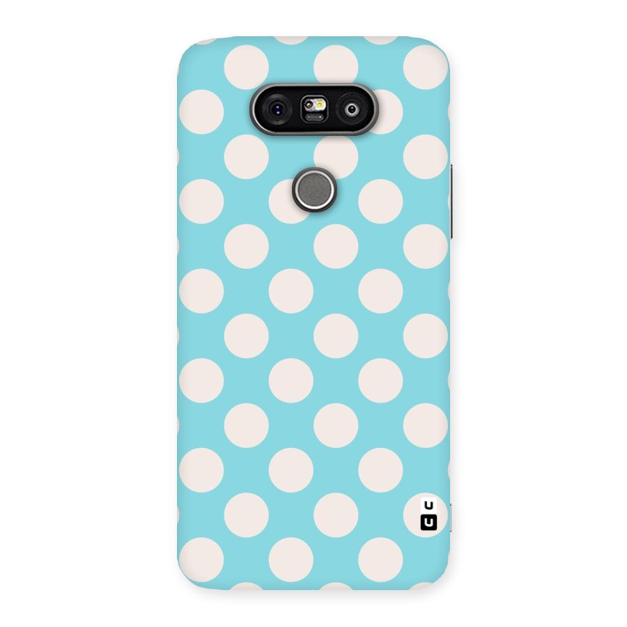 Pastel White Polka Dots Back Case for LG G5