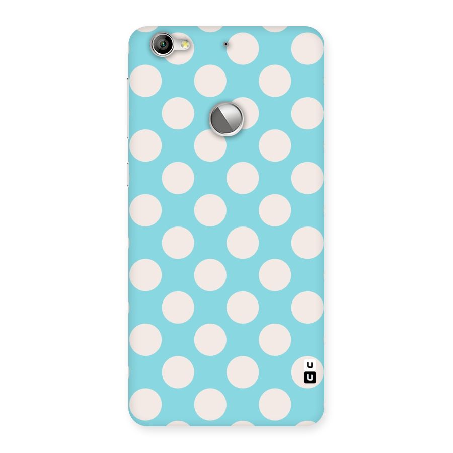 Pastel White Polka Dots Back Case for LeTV Le 1s