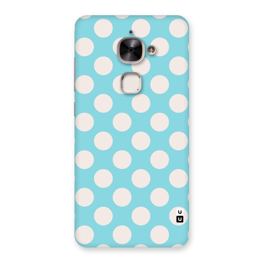 Pastel White Polka Dots Back Case for Le 2