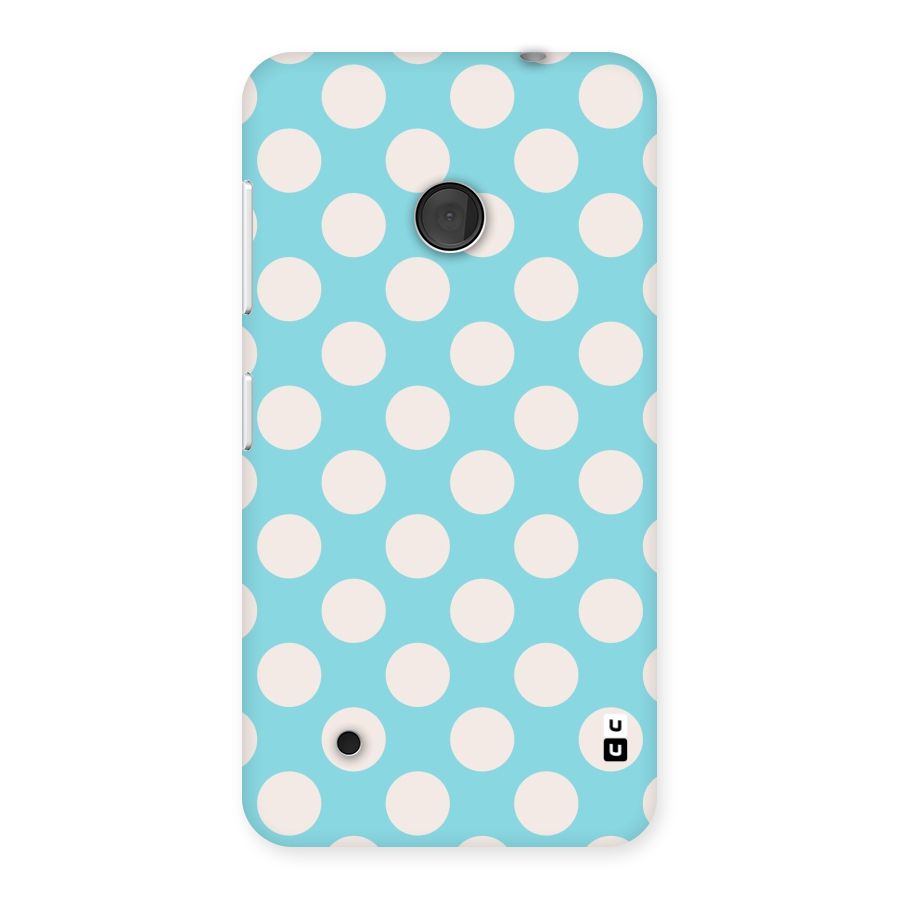 Pastel White Polka Dots Back Case for Lumia 530