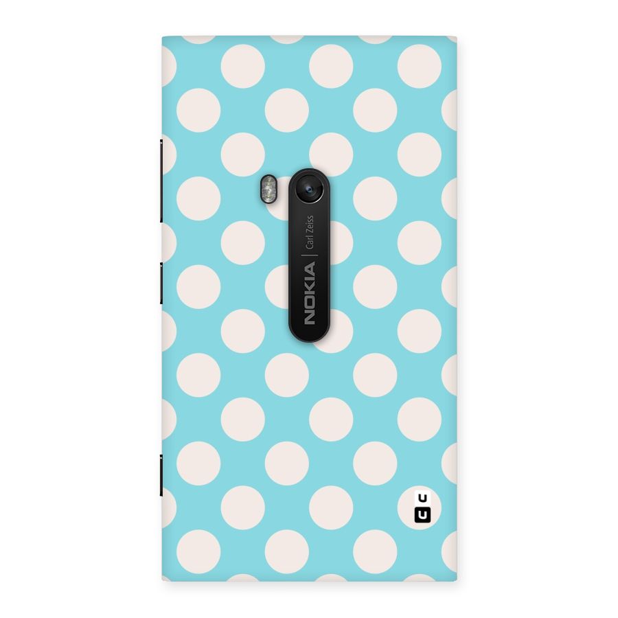 Pastel White Polka Dots Back Case for Lumia 920
