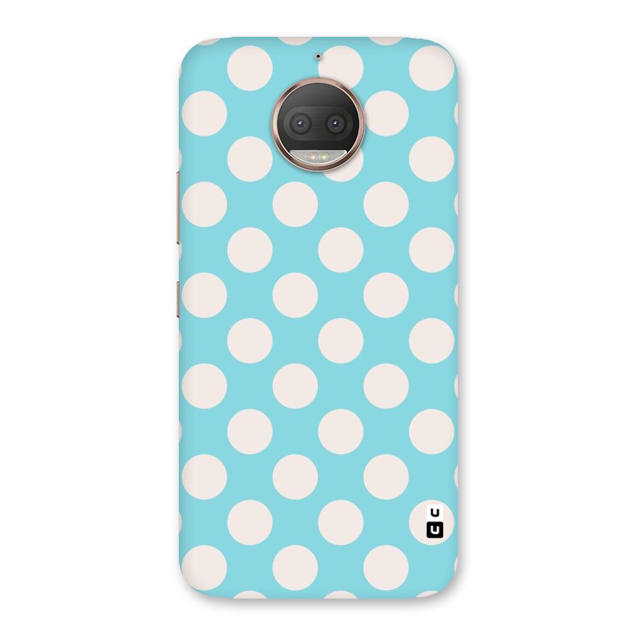 Pastel White Polka Dots Back Case for Moto G5s Plus