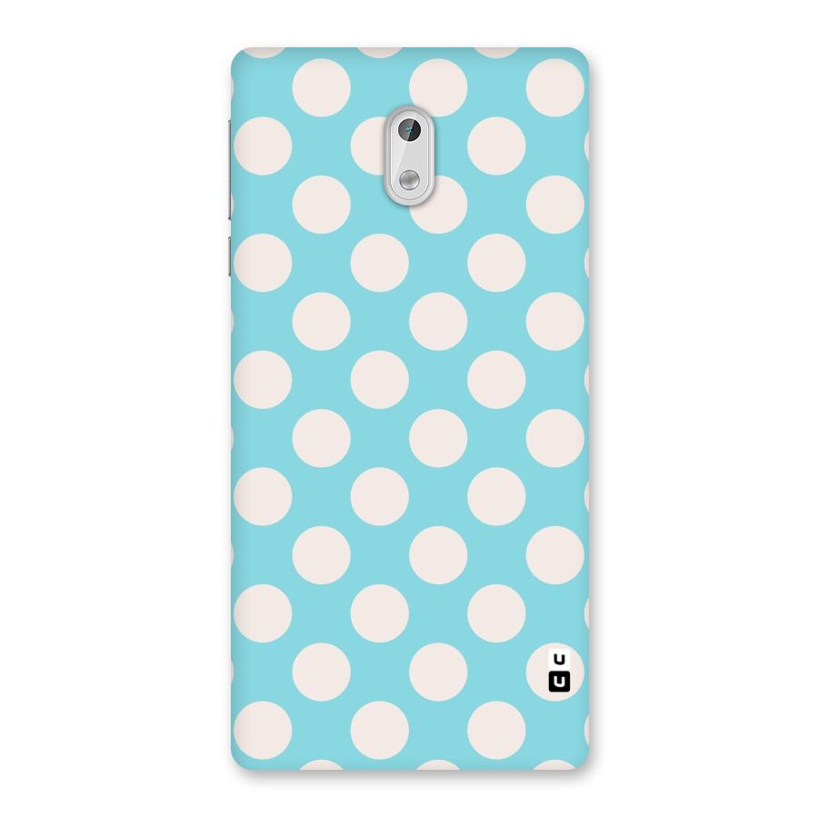 Pastel White Polka Dots Back Case for Nokia 3