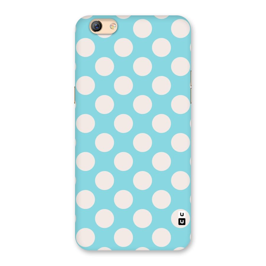 Pastel White Polka Dots Back Case for Oppo F3 Plus
