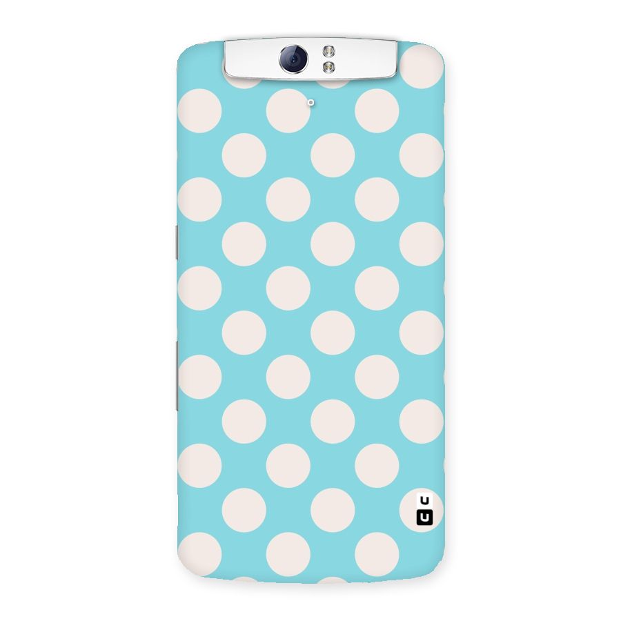 Pastel White Polka Dots Back Case for Oppo N1