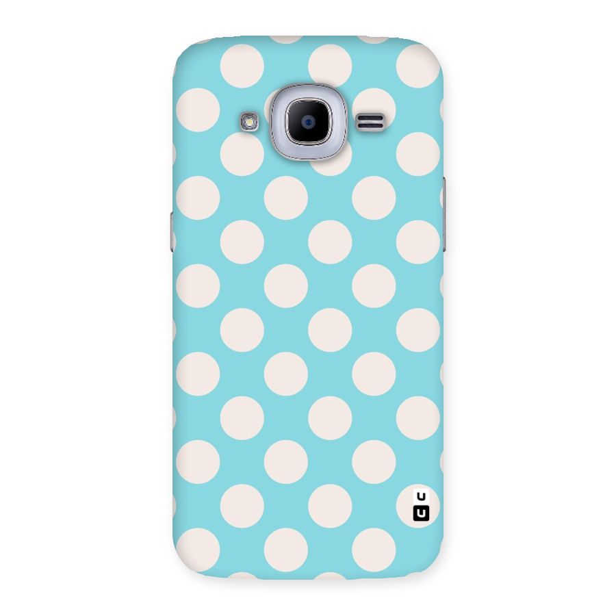 Pastel White Polka Dots Back Case for Samsung Galaxy J2 Pro