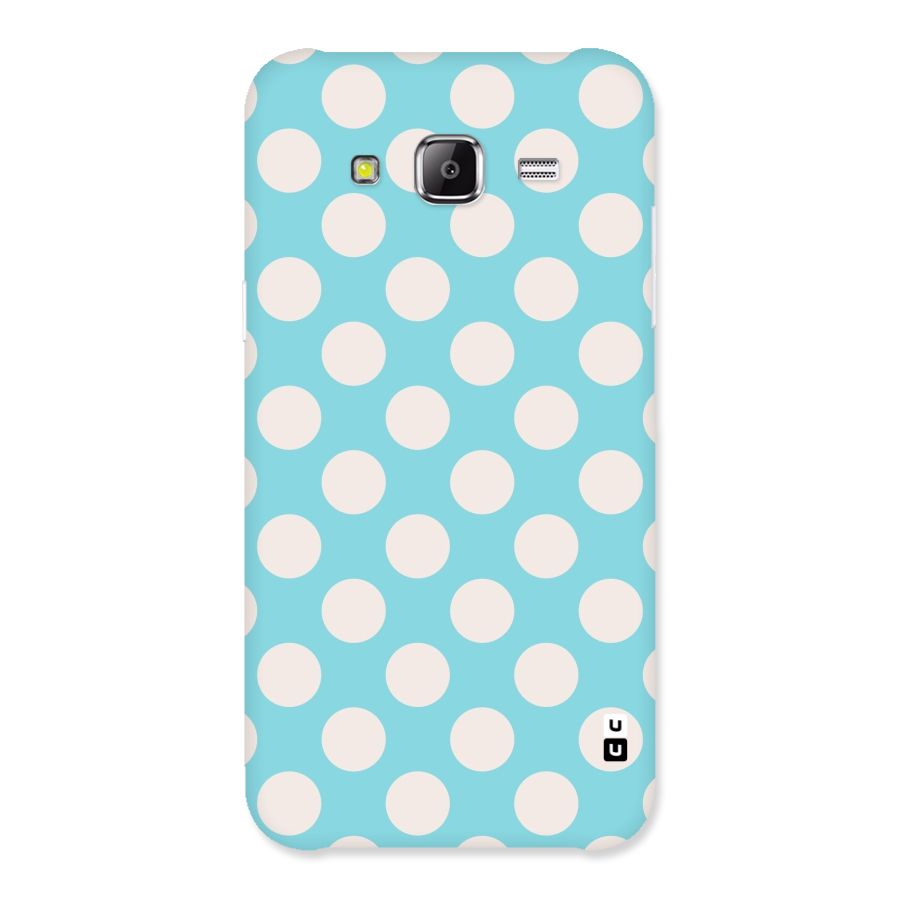 Pastel White Polka Dots Back Case for Samsung Galaxy J5