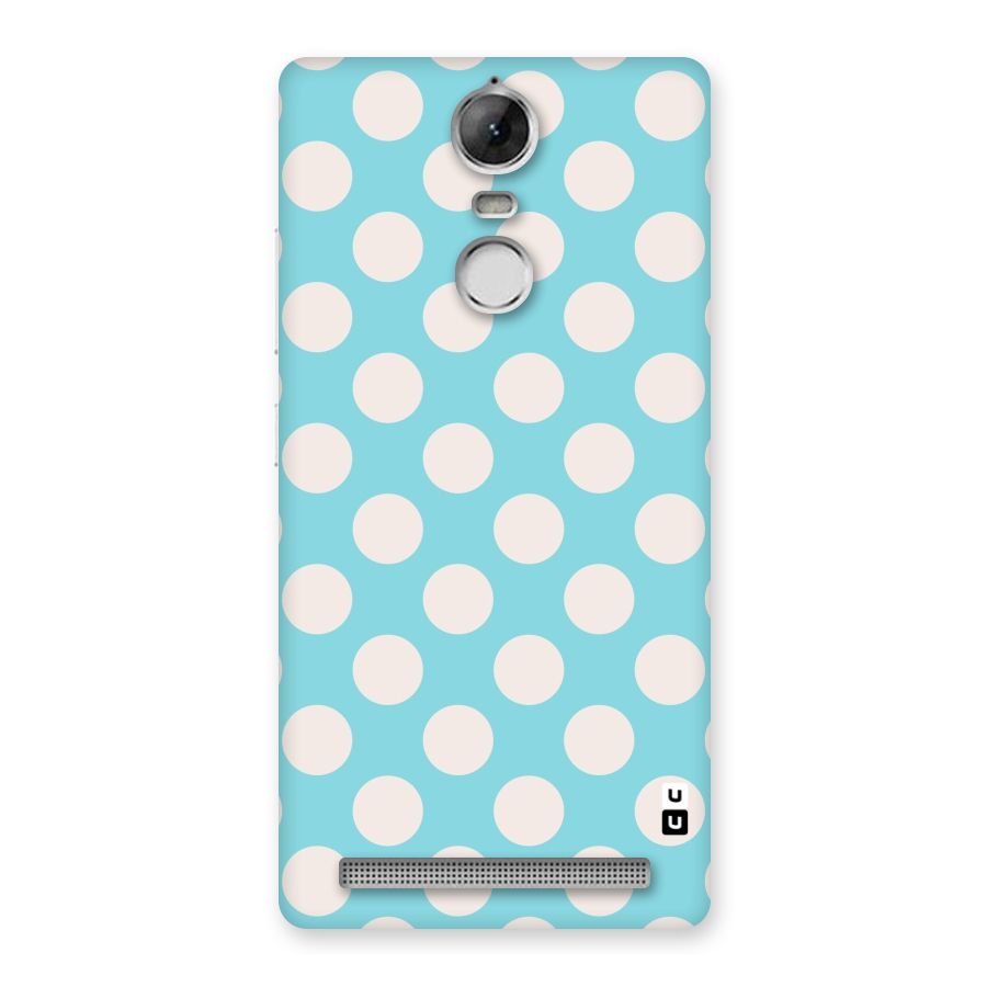 Pastel White Polka Dots Back Case for Vibe K5 Note