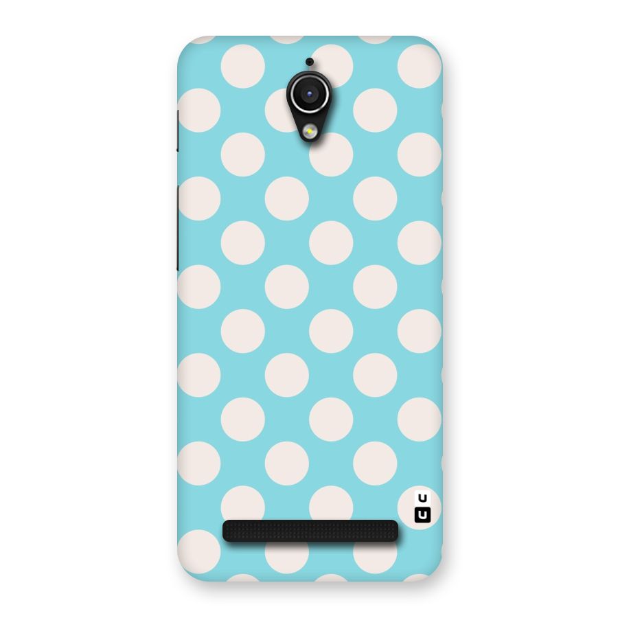Pastel White Polka Dots Back Case for Zenfone Go
