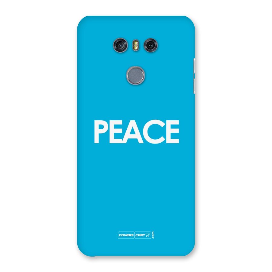 Peace Back Case for LG G6
