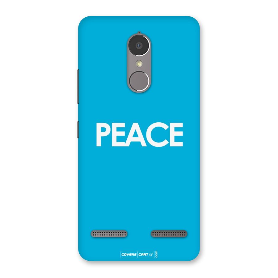 Peace Back Case for Lenovo K6