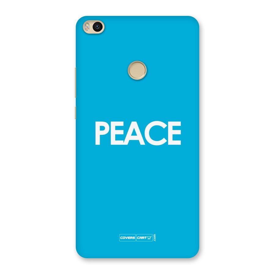 Peace Back Case for Mi Max 2