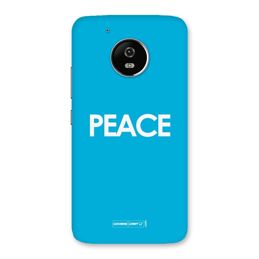 Peace Back Case for Moto G5